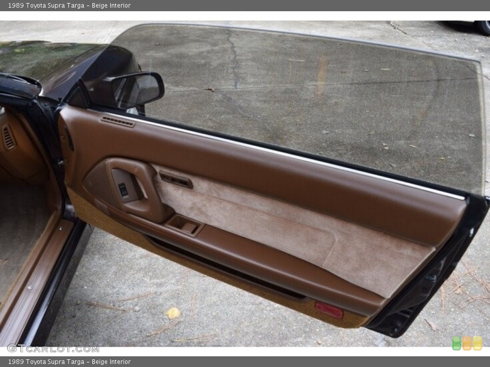 Beige Interior Door Panel for the 1989 Toyota Supra Targa #143596210