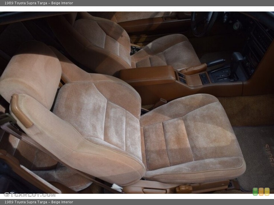 Beige 1989 Toyota Supra Interiors