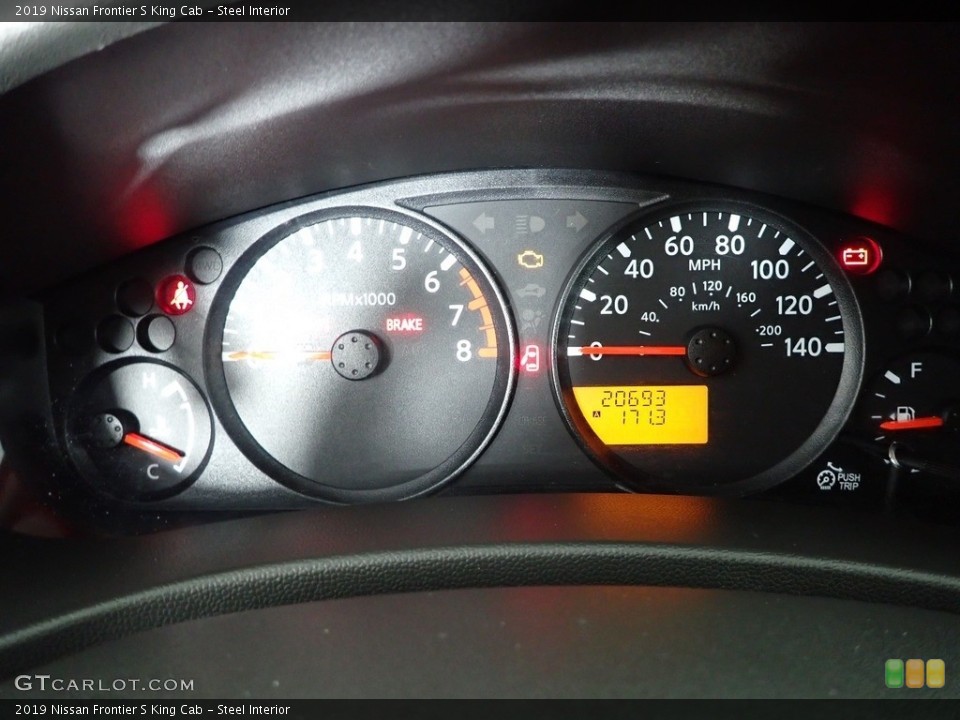 Steel Interior Gauges for the 2019 Nissan Frontier S King Cab #143597201