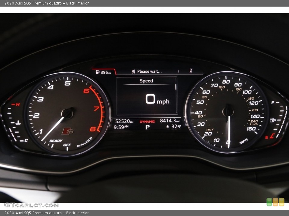 Black Interior Gauges for the 2020 Audi SQ5 Premium quattro #143597264