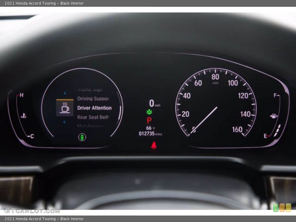 Black Interior Gauges for the 2021 Honda Accord Touring #143597400