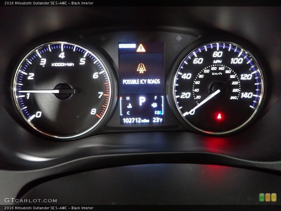 Black Interior Gauges for the 2016 Mitsubishi Outlander SE S-AWC #143597774
