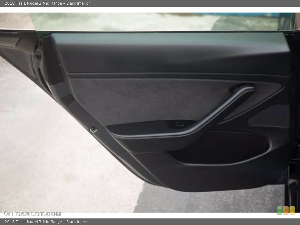 Black Interior Door Panel for the 2018 Tesla Model 3 Mid Range #143598164