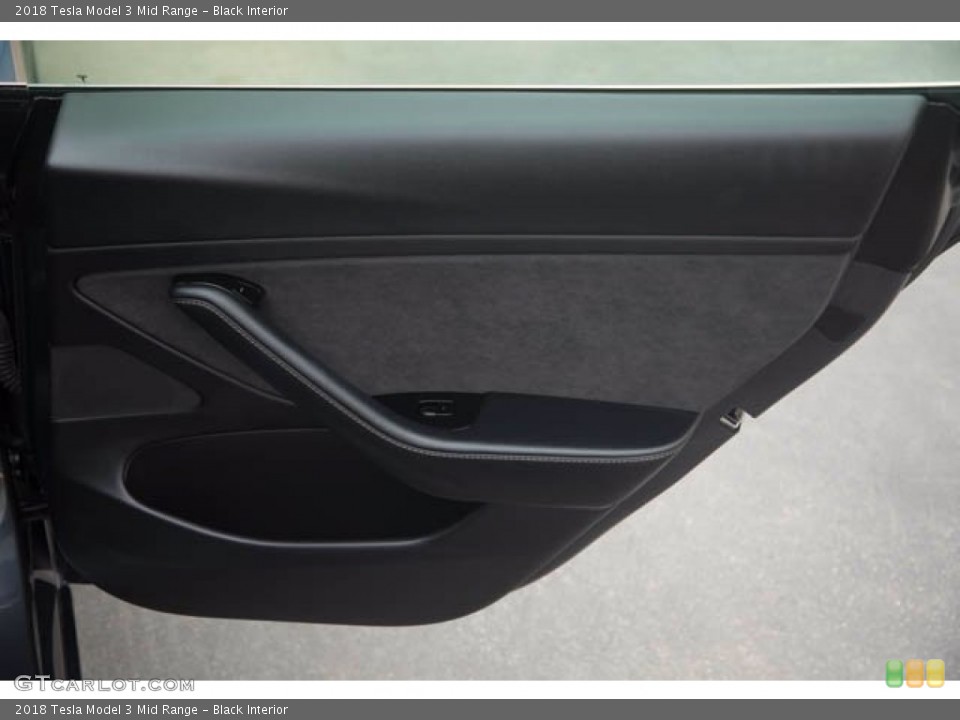 Black Interior Door Panel for the 2018 Tesla Model 3 Mid Range #143598188
