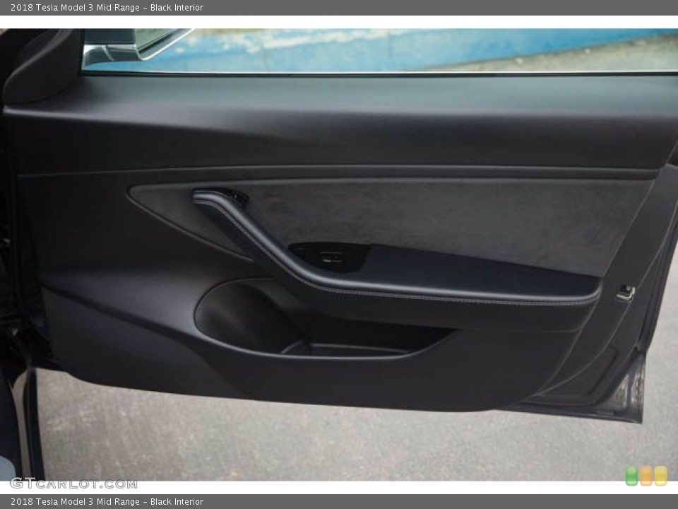 Black Interior Door Panel for the 2018 Tesla Model 3 Mid Range #143598209