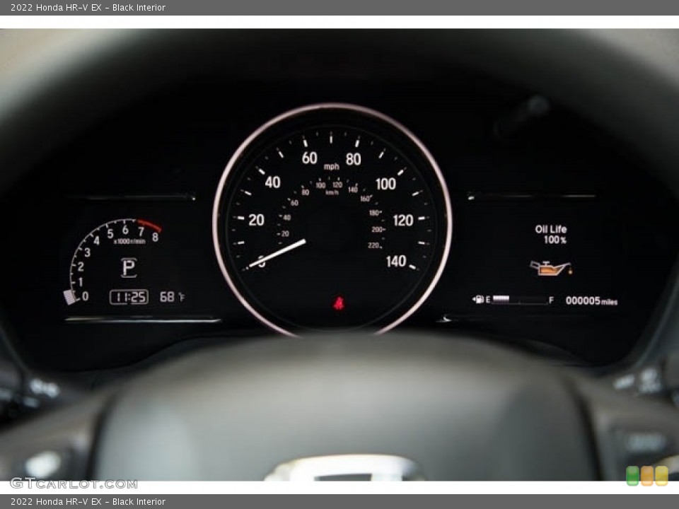 Black Interior Gauges for the 2022 Honda HR-V EX #143599397