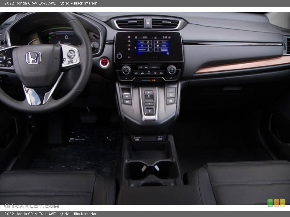 Black Interior Photo for the 2022 Honda CR-V EX-L AWD Hybrid #143600444
