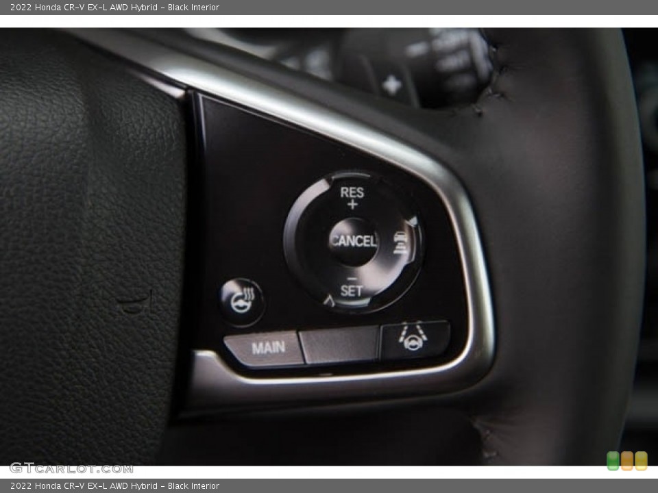 Black Interior Steering Wheel for the 2022 Honda CR-V EX-L AWD Hybrid #143600498