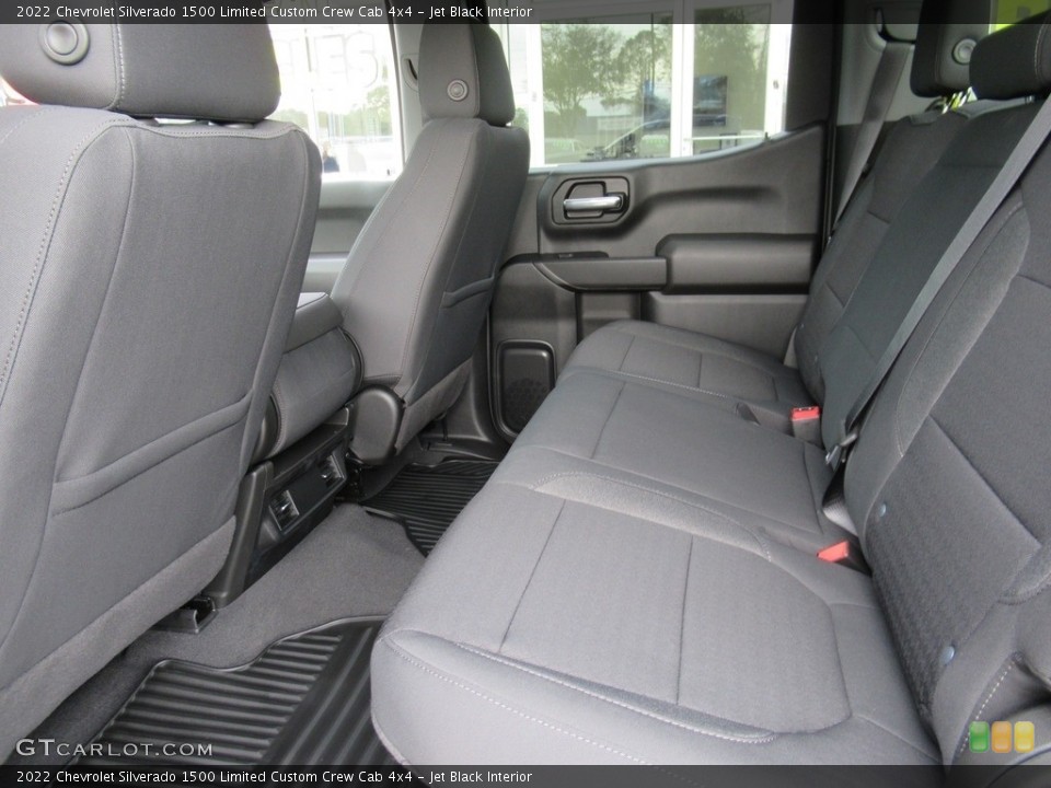Jet Black Interior Rear Seat for the 2022 Chevrolet Silverado 1500 Limited Custom Crew Cab 4x4 #143601311