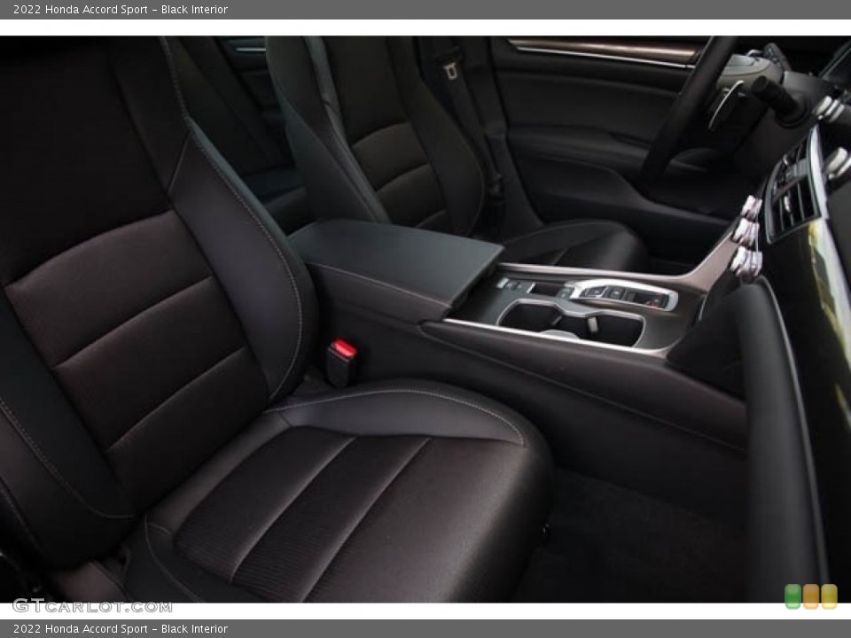 Black Interior Front Seat for the 2022 Honda Accord Sport #143602340