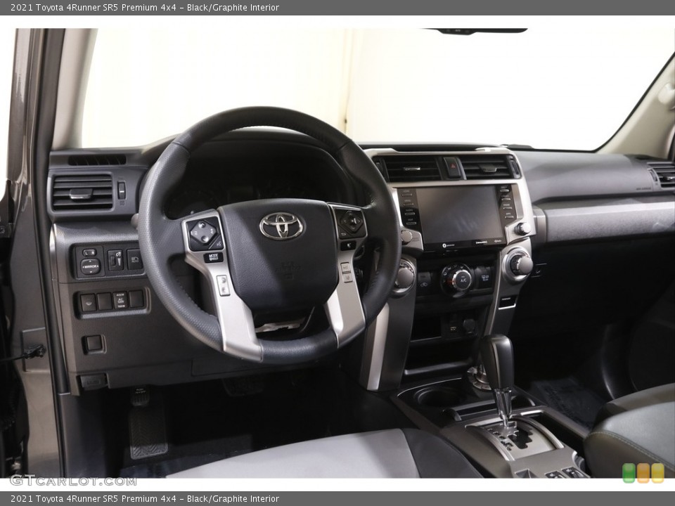 Black/Graphite Interior Dashboard for the 2021 Toyota 4Runner SR5 Premium 4x4 #143608187