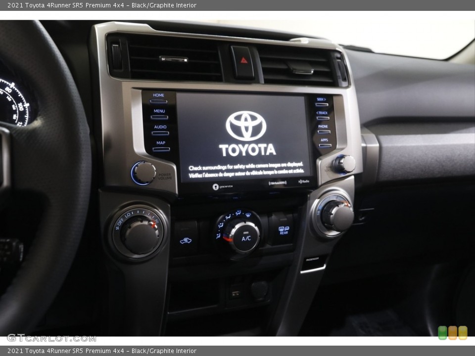 Black/Graphite Interior Controls for the 2021 Toyota 4Runner SR5 Premium 4x4 #143608205