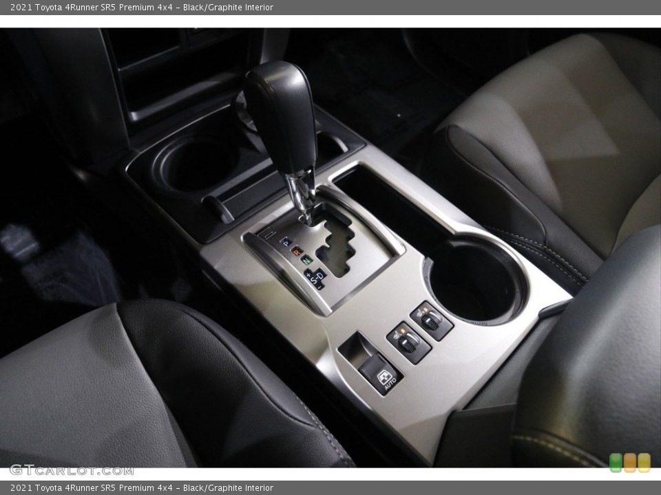 Black/Graphite Interior Transmission for the 2021 Toyota 4Runner SR5 Premium 4x4 #143608229