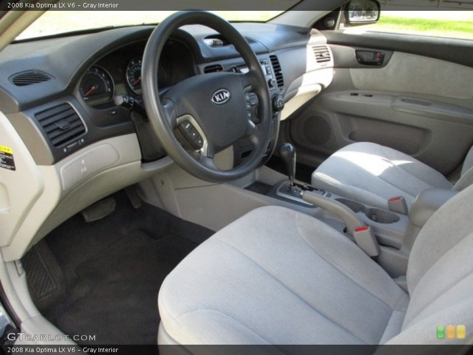 Gray Interior Photo for the 2008 Kia Optima LX V6 #143608784