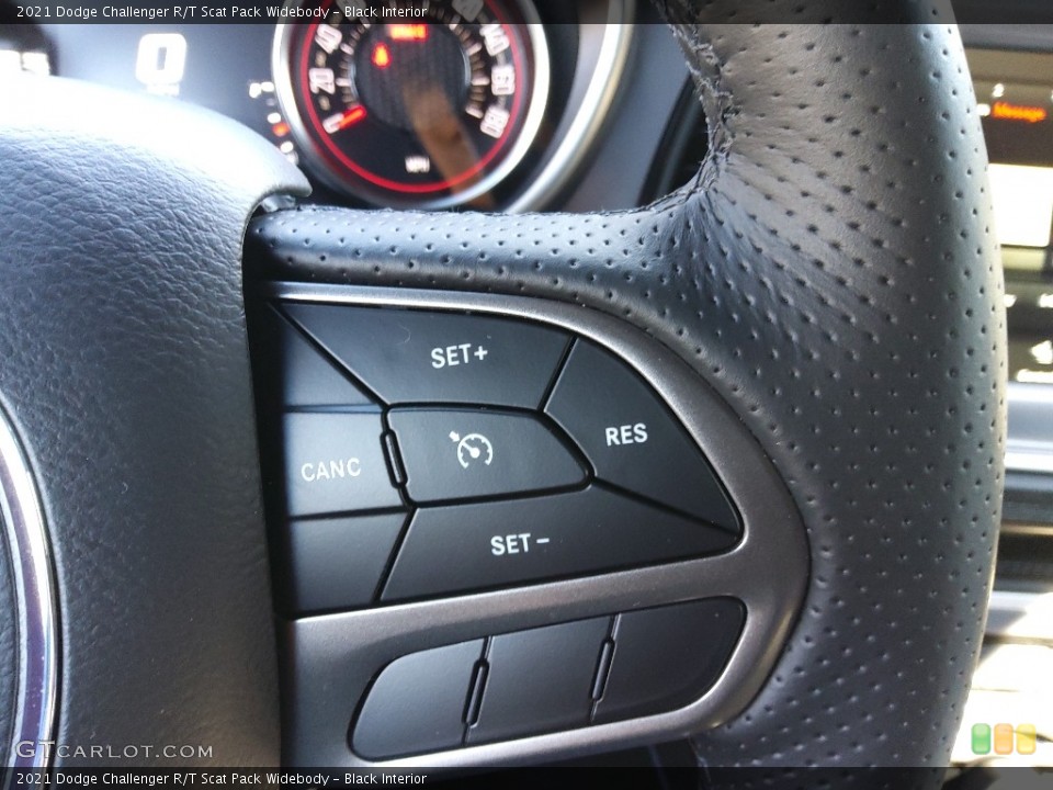 Black Interior Steering Wheel for the 2021 Dodge Challenger R/T Scat Pack Widebody #143608934