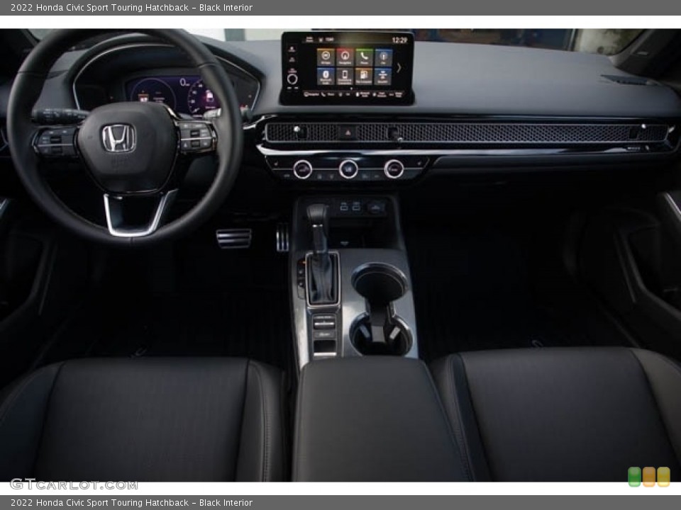 Black Interior Dashboard for the 2022 Honda Civic Sport Touring Hatchback #143609984
