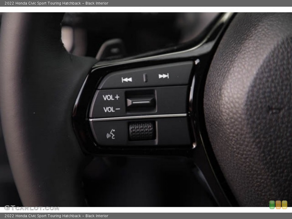 Black Interior Steering Wheel for the 2022 Honda Civic Sport Touring Hatchback #143610023