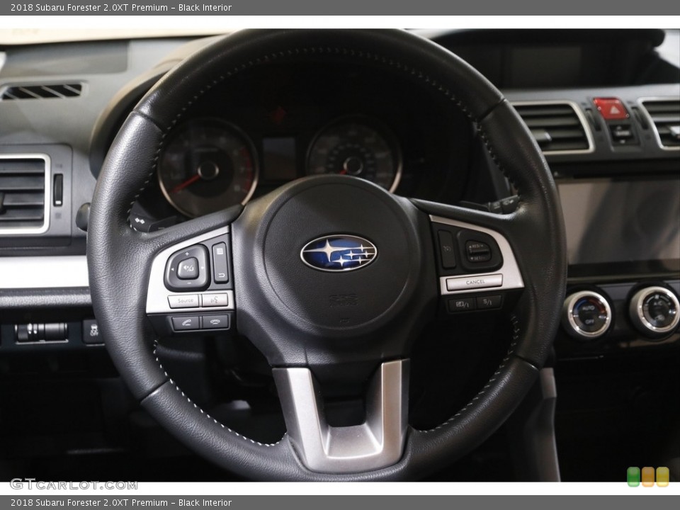 Black Interior Steering Wheel for the 2018 Subaru Forester 2.0XT Premium #143611496