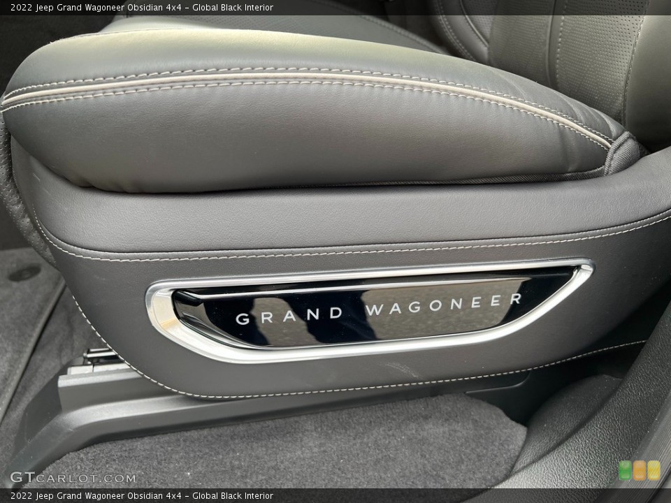 Global Black Interior Front Seat for the 2022 Jeep Grand Wagoneer Obsidian 4x4 #143615255