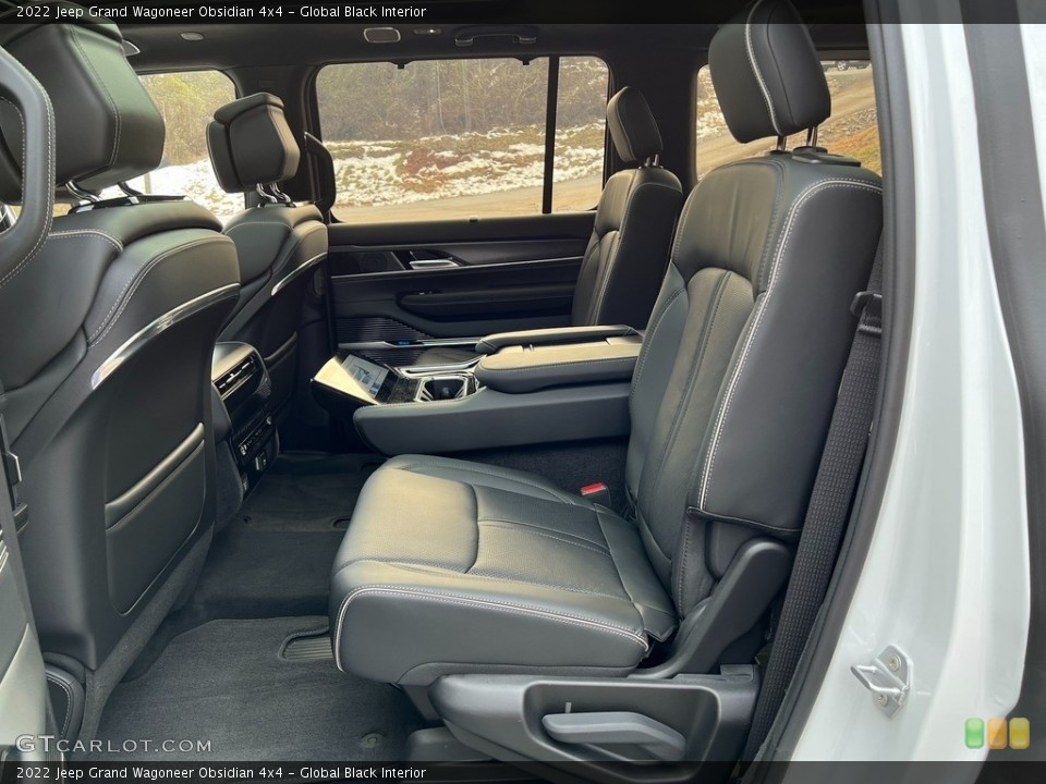 Global Black Interior Rear Seat for the 2022 Jeep Grand Wagoneer Obsidian 4x4 #143615336