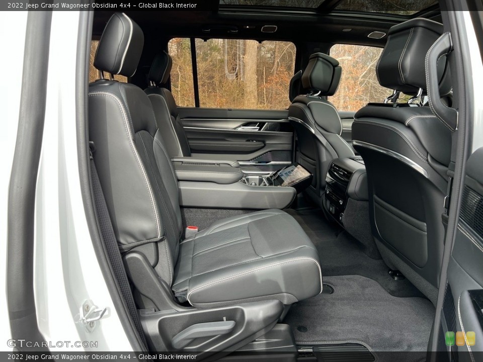 Global Black Interior Rear Seat for the 2022 Jeep Grand Wagoneer Obsidian 4x4 #143615486
