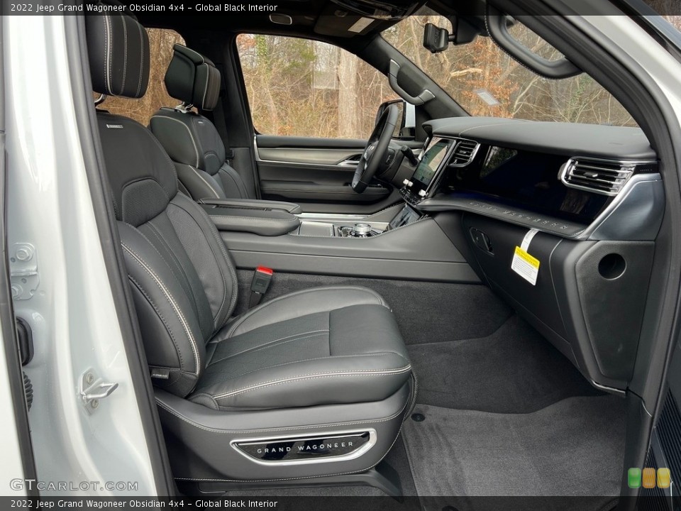 Global Black Interior Front Seat for the 2022 Jeep Grand Wagoneer Obsidian 4x4 #143615501