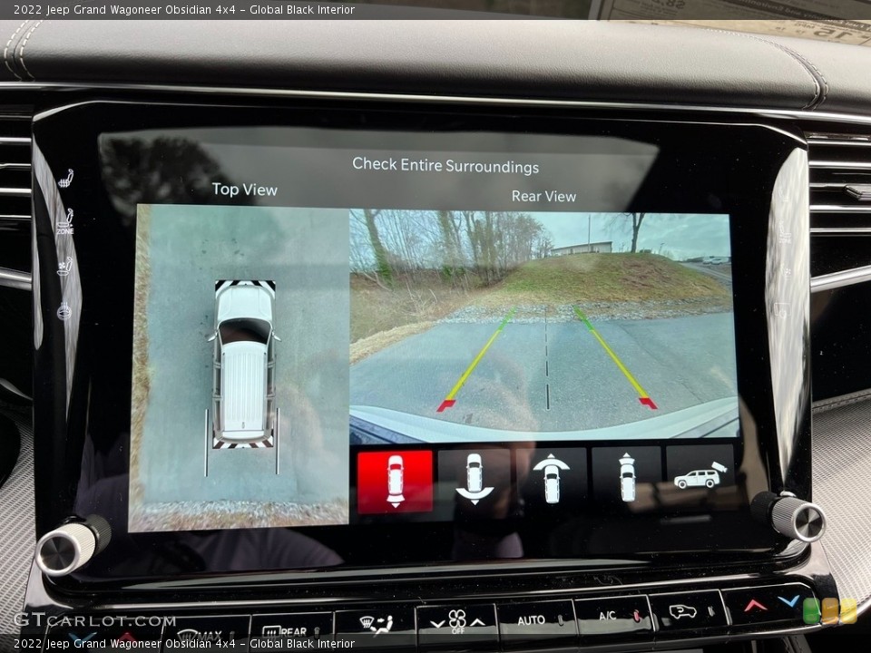 Global Black Interior Navigation for the 2022 Jeep Grand Wagoneer Obsidian 4x4 #143615723