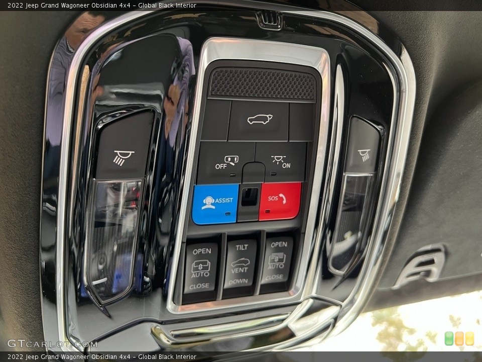 Global Black Interior Controls for the 2022 Jeep Grand Wagoneer Obsidian 4x4 #143615858