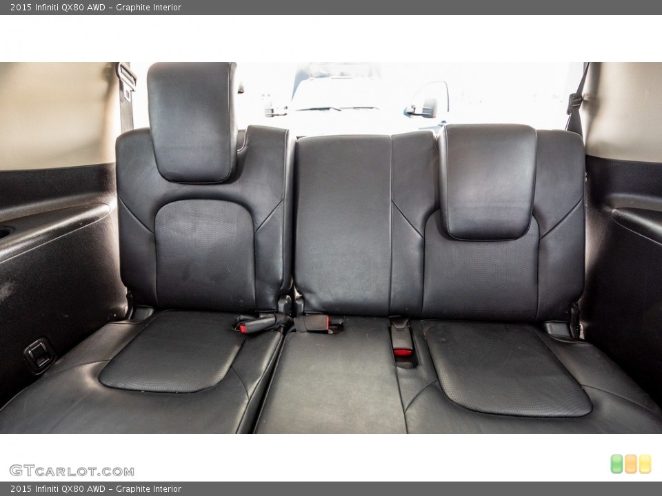 Graphite Interior Rear Seat for the 2015 Infiniti QX80 AWD #143615984