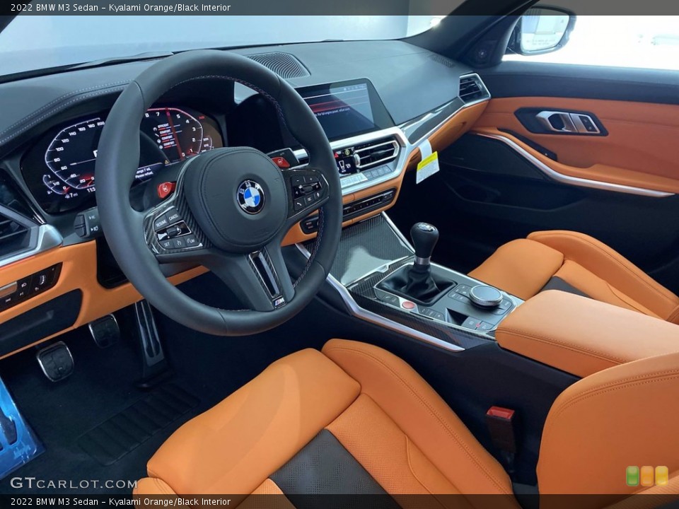 Kyalami Orange/Black Interior Photo for the 2022 BMW M3 Sedan #143618778