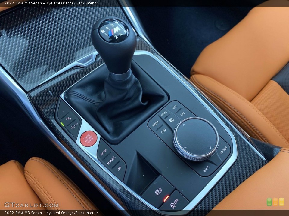 Kyalami Orange/Black Interior Transmission for the 2022 BMW M3 Sedan #143619033