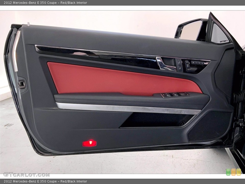 Red/Black Interior Door Panel for the 2012 Mercedes-Benz E 350 Coupe #143619165