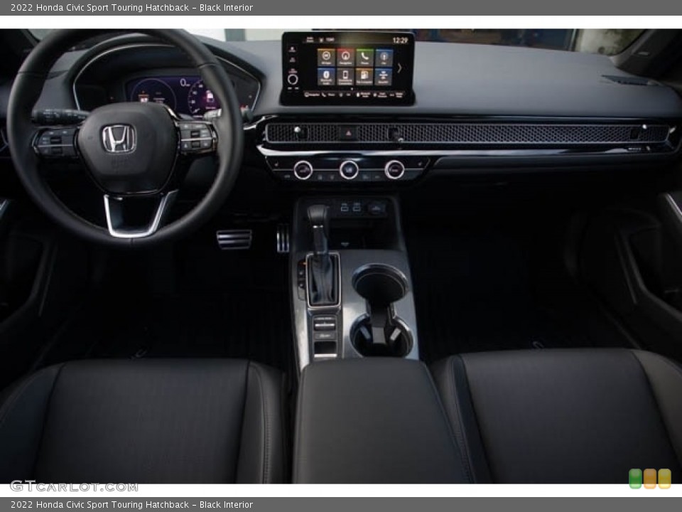 Black Interior Dashboard for the 2022 Honda Civic Sport Touring Hatchback #143619591