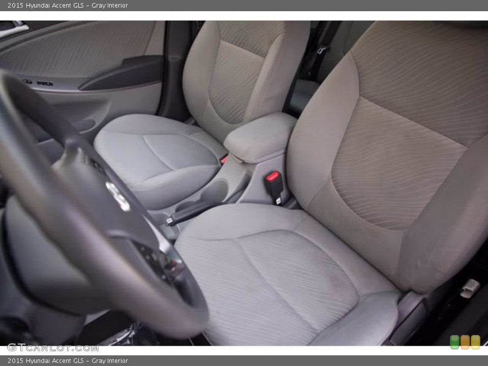 Gray Interior Front Seat for the 2015 Hyundai Accent GLS #143619718