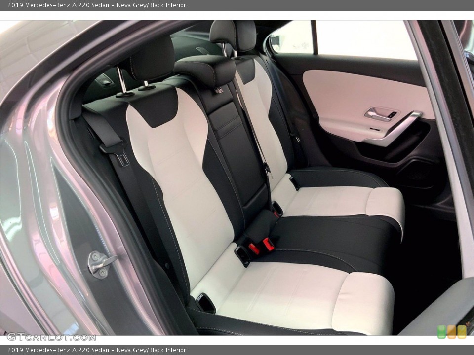 Neva Grey/Black Interior Rear Seat for the 2019 Mercedes-Benz A 220 Sedan #143619913
