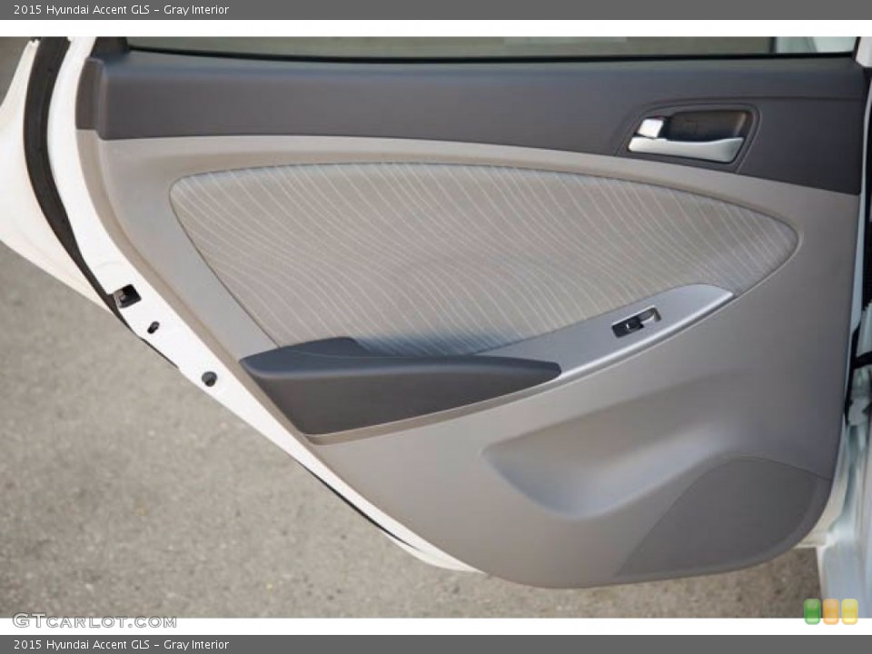Gray Interior Door Panel for the 2015 Hyundai Accent GLS #143619923