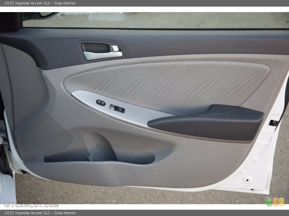 Gray Interior Door Panel for the 2015 Hyundai Accent GLS #143619967