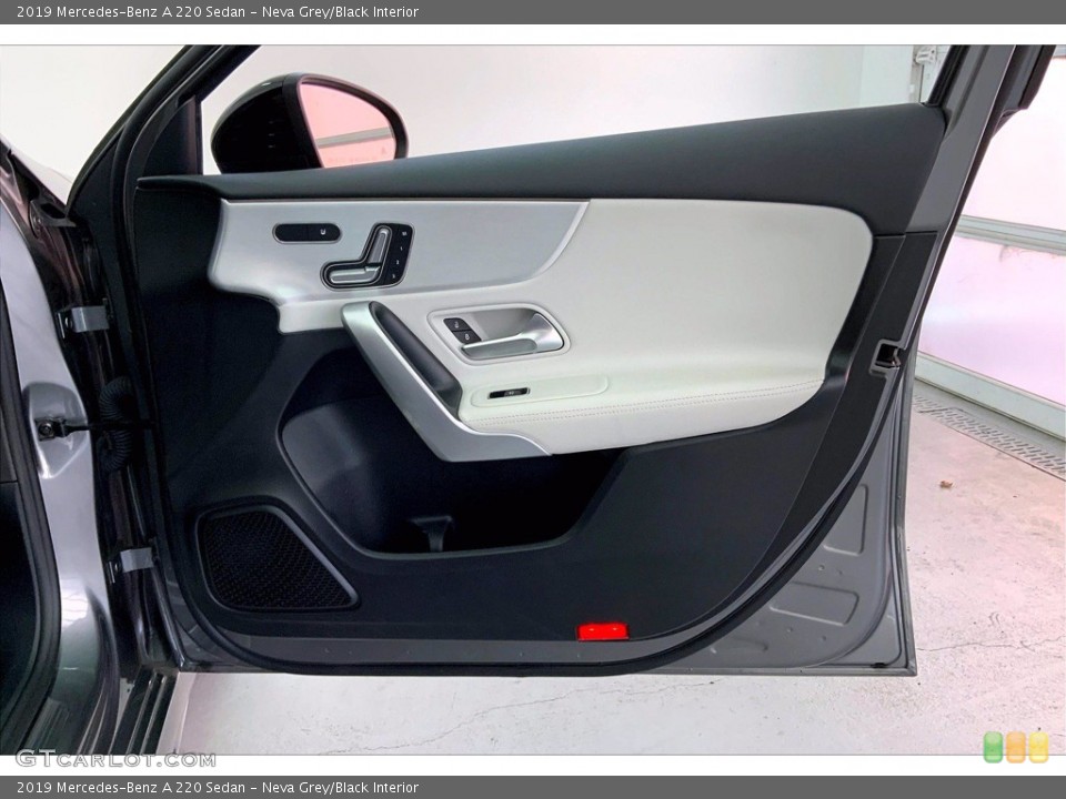 Neva Grey/Black Interior Door Panel for the 2019 Mercedes-Benz A 220 Sedan #143620159
