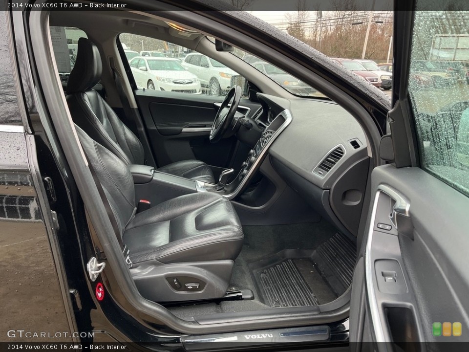 Black Interior Front Seat for the 2014 Volvo XC60 T6 AWD #143620529