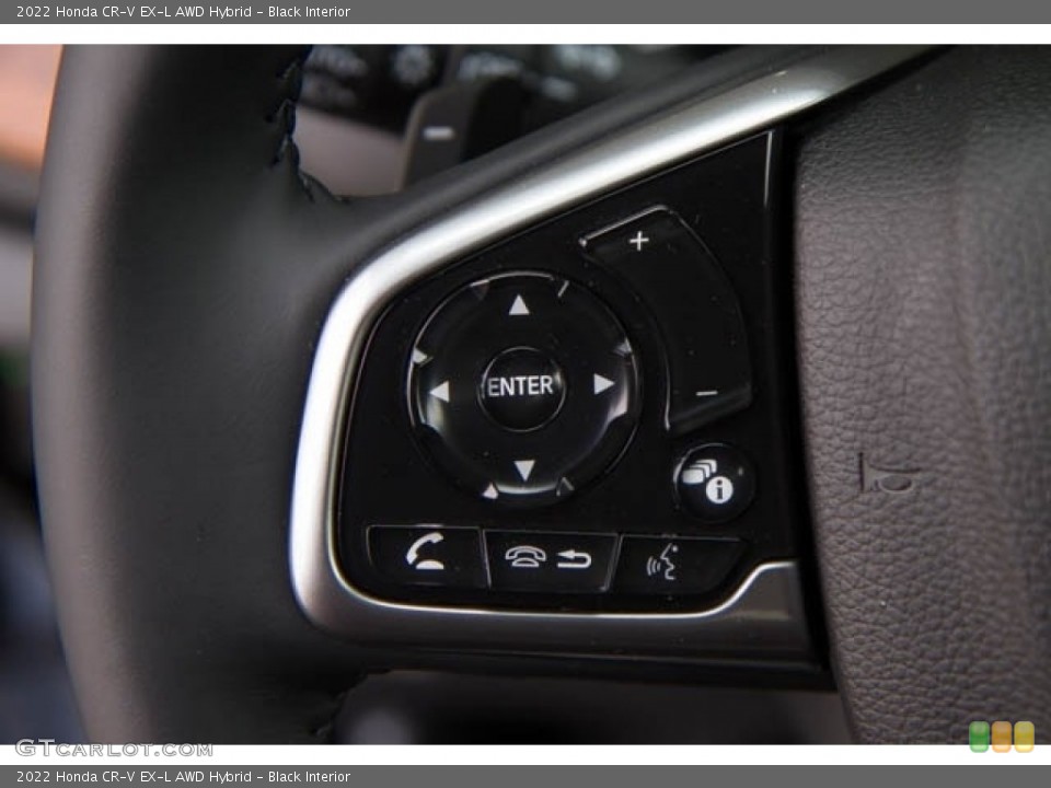 Black Interior Steering Wheel for the 2022 Honda CR-V EX-L AWD Hybrid #143622286