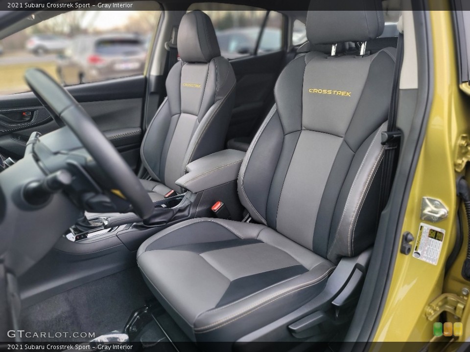 Gray Interior Front Seat for the 2021 Subaru Crosstrek Sport #143624083
