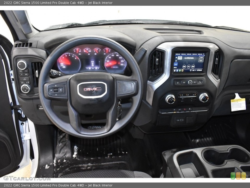 Jet Black Interior Dashboard for the 2022 GMC Sierra 1500 Limited Pro Double Cab 4WD #143626520