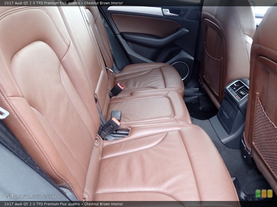 Chestnut Brown Interior Rear Seat for the 2017 Audi Q5 2.0 TFSI Premium Plus quattro #143626739
