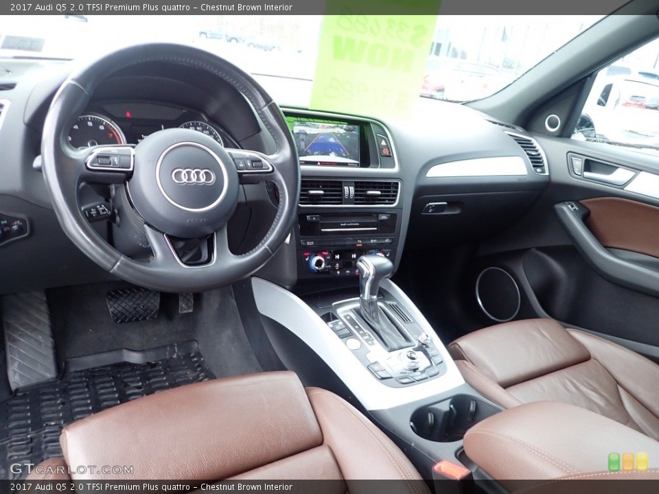 Chestnut Brown Interior Photo for the 2017 Audi Q5 2.0 TFSI Premium Plus quattro #143626814