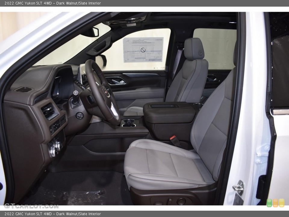 Dark Walnut/Slate Interior Front Seat for the 2022 GMC Yukon SLT 4WD #143627282