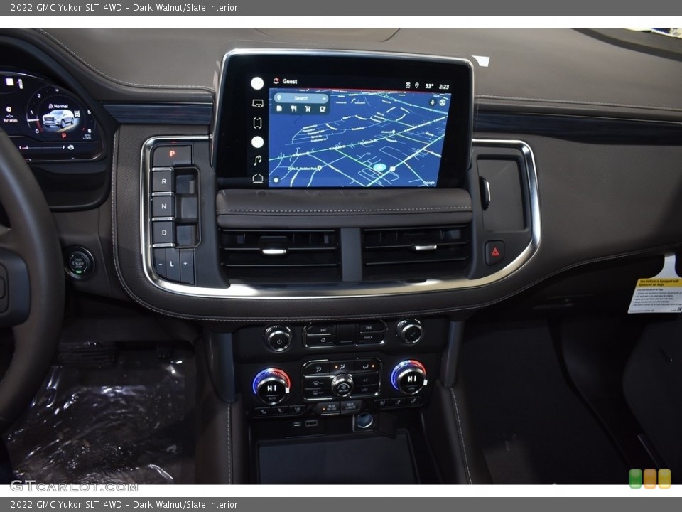 Dark Walnut/Slate Interior Navigation for the 2022 GMC Yukon SLT 4WD #143627441