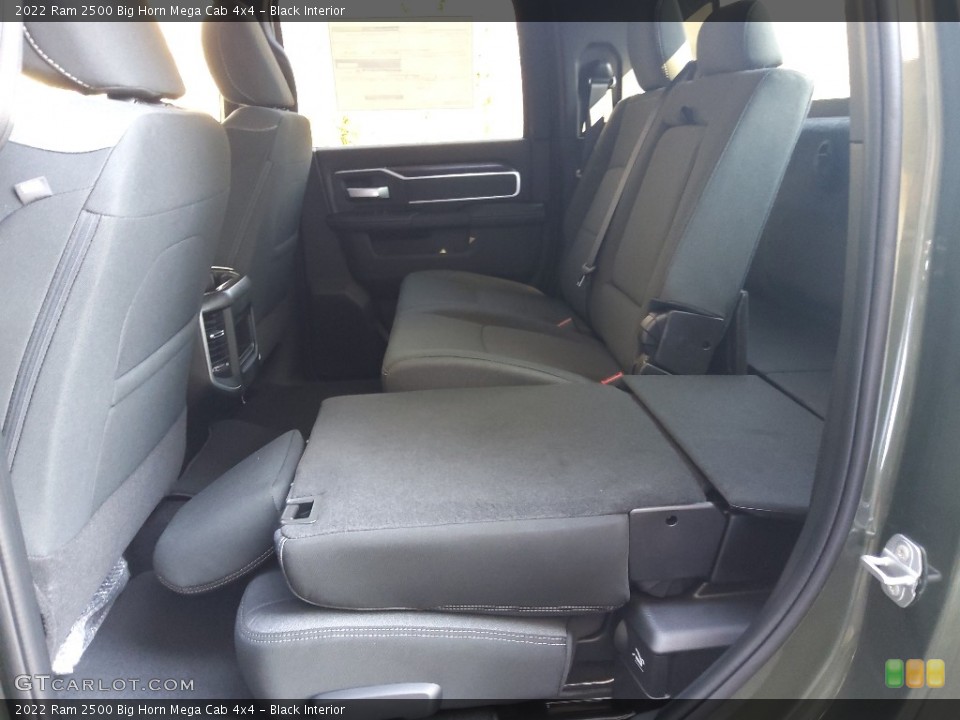 Black Interior Rear Seat for the 2022 Ram 2500 Big Horn Mega Cab 4x4 #143630198