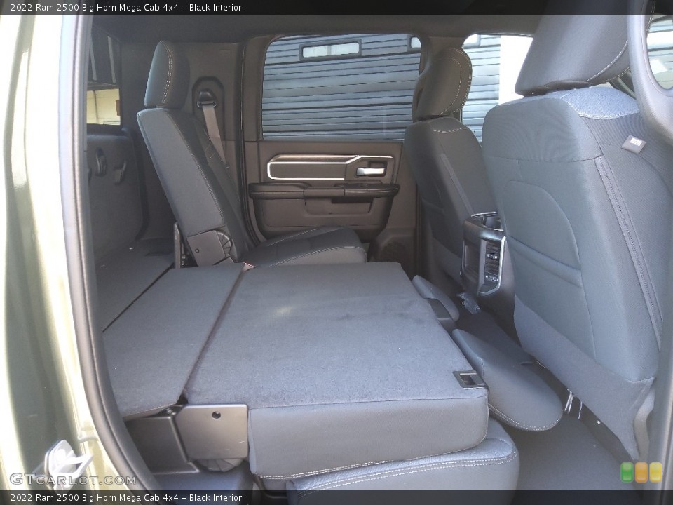 Black Interior Rear Seat for the 2022 Ram 2500 Big Horn Mega Cab 4x4 #143630249