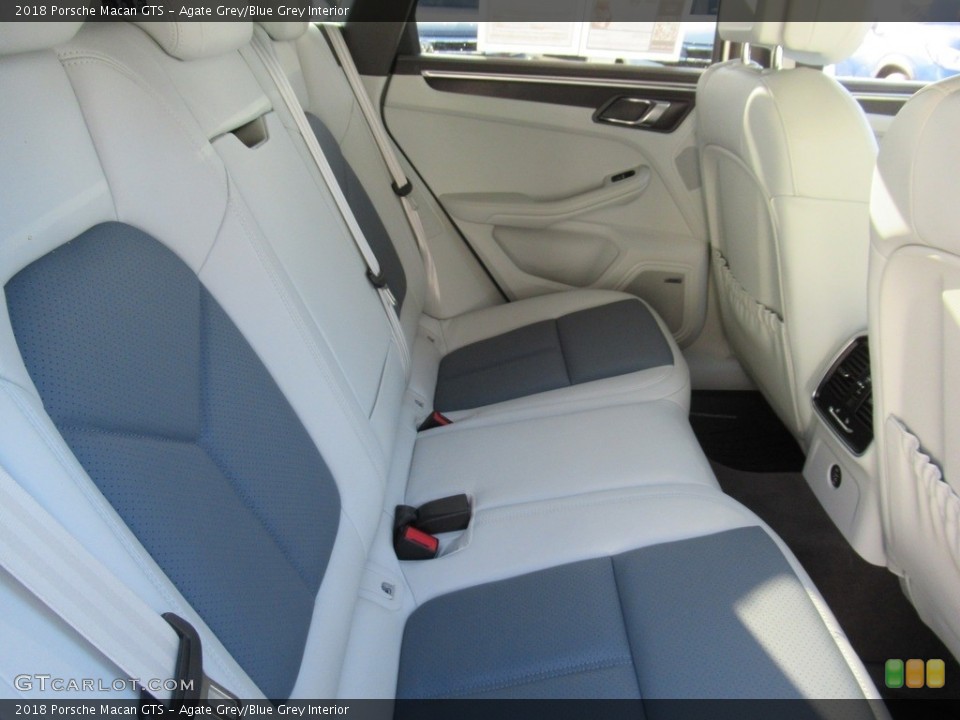 Agate Grey/Blue Grey Interior Rear Seat for the 2018 Porsche Macan GTS #143631840