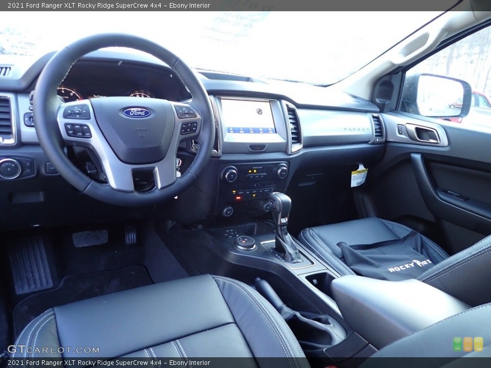 Ebony Interior Photo for the 2021 Ford Ranger XLT Rocky Ridge SuperCrew 4x4 #143632187